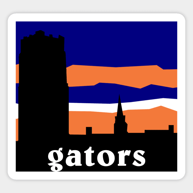 University of Florida Century Tower - gators Sticker by tziggles